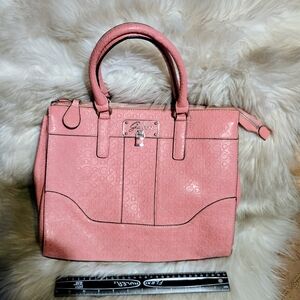 Guess Coral Pink Satchel Bag